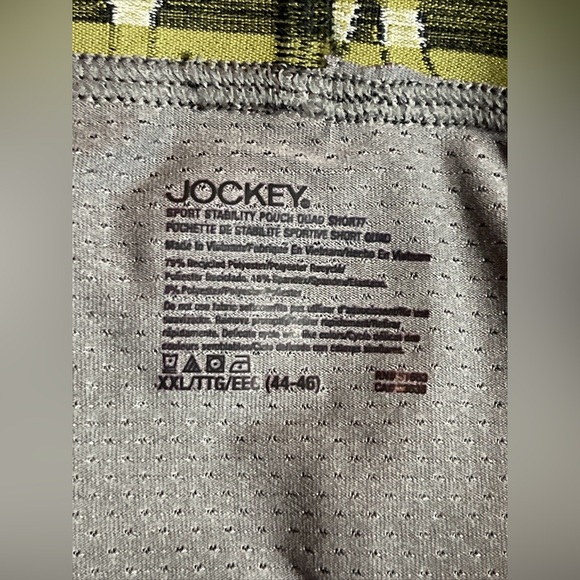 4 Jockey Breathable Mesh Quad Short Brief XXL Gray 11” Inseam Stability Pouch - Picture 7 of 11